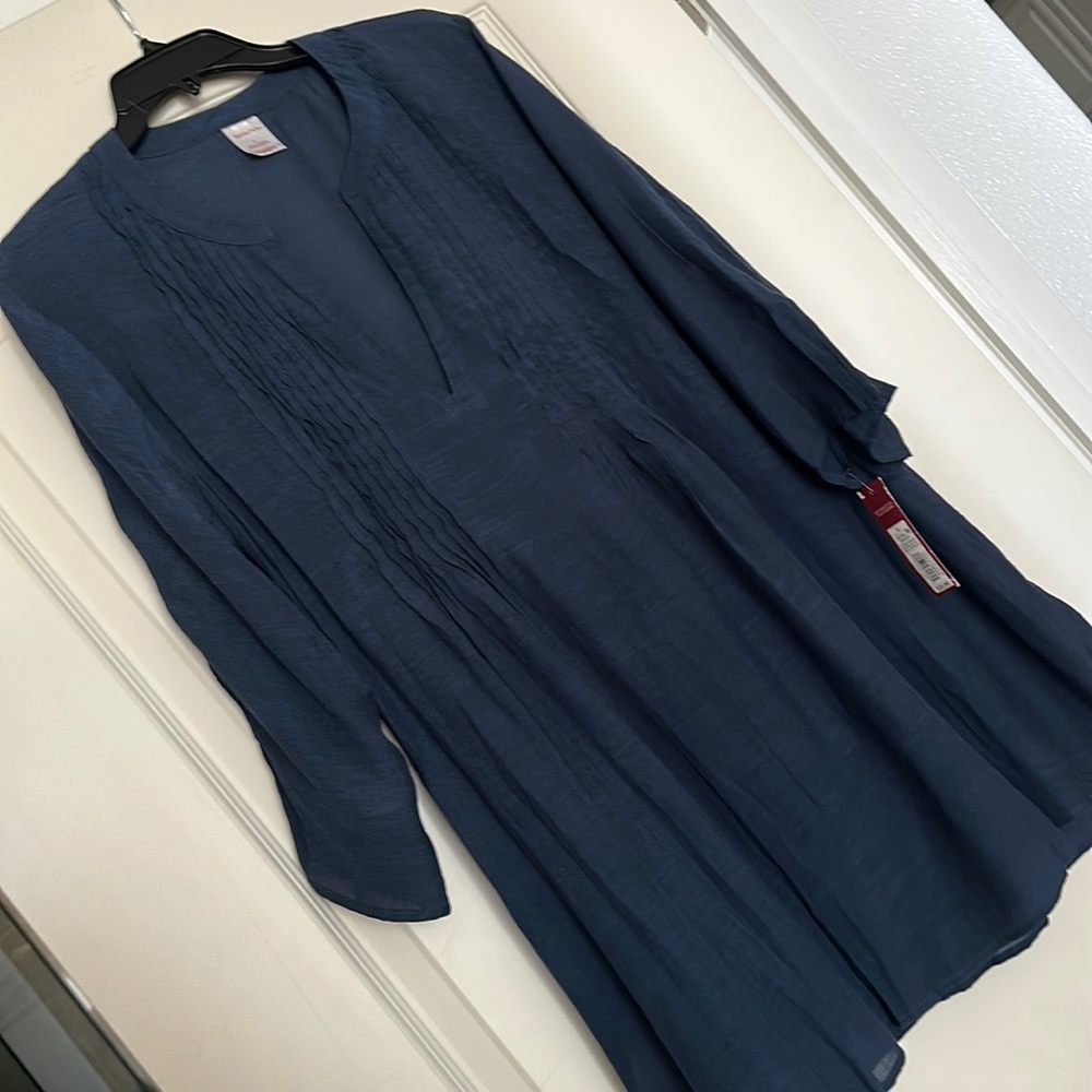 NWT Navy Blue Beach Coverup